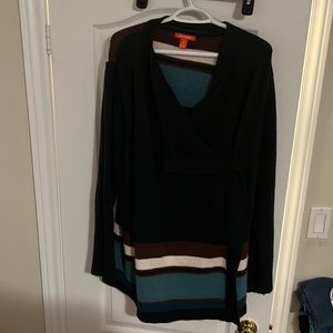 Blue Joe fresh deep neck sweater in XL